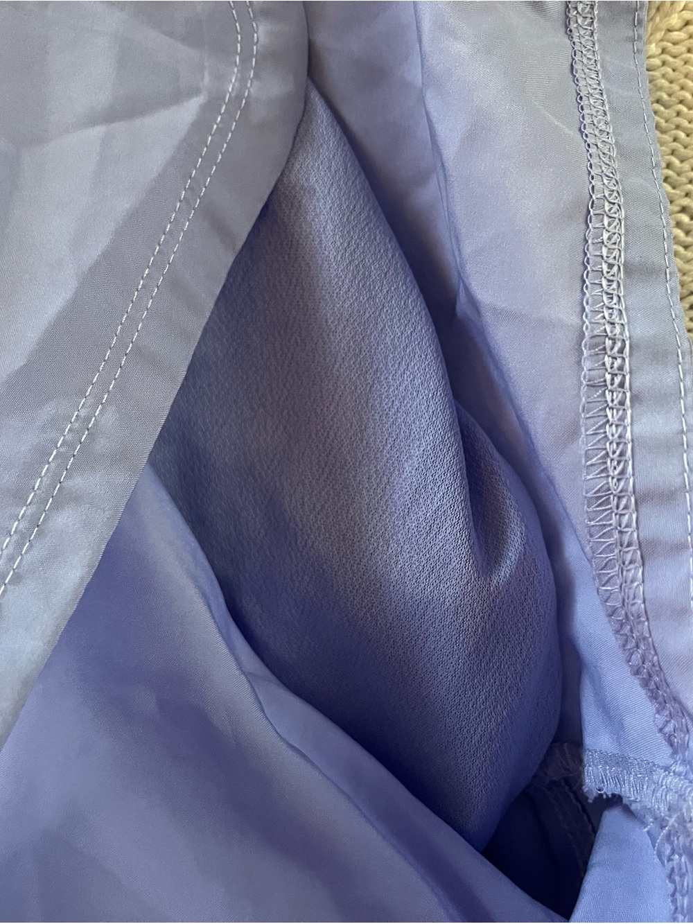Nike Dri-Fit Lilac Drawstring Waist Athletic Shorts Lined Women’s Size XL - Picture 5 of 11
